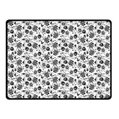 Roses pattern Double Sided Fleece Blanket (Small) 