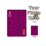 Roses pattern Playing Cards 54 (Mini)  Front - Heart5
