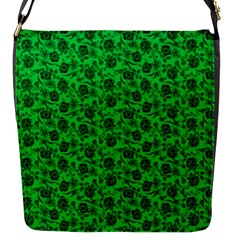 Roses pattern Flap Messenger Bag (S)