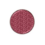Roses pattern Hat Clip Ball Marker Front