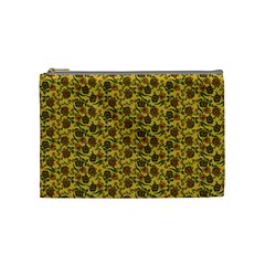 Roses Pattern Cosmetic Bag (medium)  by Valentinaart