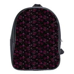 Roses Pattern School Bags (xl) 