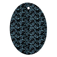 Roses pattern Ornament (Oval)