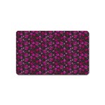 Roses pattern Magnet (Name Card) Front