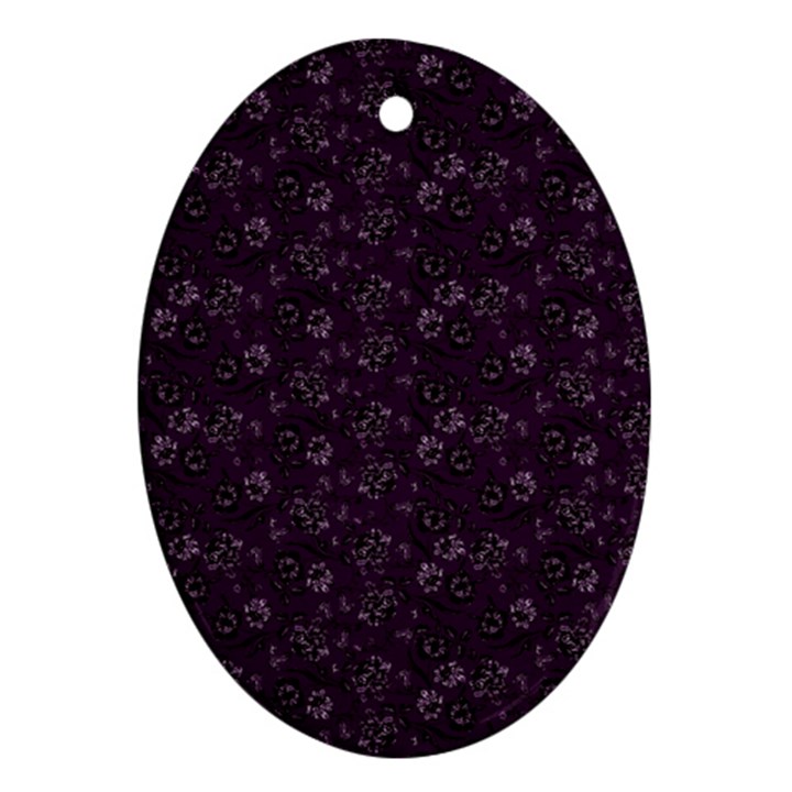 Roses pattern Ornament (Oval)