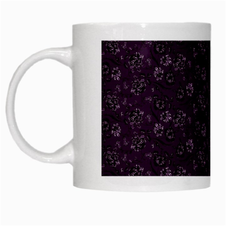 Roses pattern White Mugs