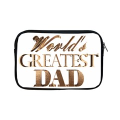 World s Greatest Dad Gold Look Text Elegant Typography Apple Ipad Mini Zipper Cases by yoursparklingshop