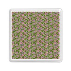 Roses Pattern Memory Card Reader (square)  by Valentinaart