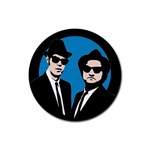 Blues Brothers  Rubber Coaster (Round)  Front