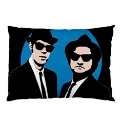 Blues Brothers  Pillow Case (two Sides) by Valentinaart