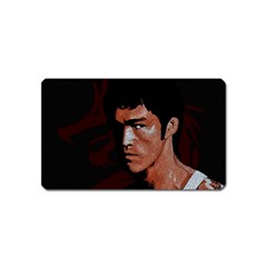 Bruce Lee Magnet (name Card) by Valentinaart