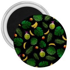 Tropical Pattern 3  Magnets by Valentinaart