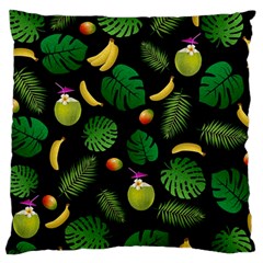 Tropical Pattern Large Cushion Case (two Sides) by Valentinaart