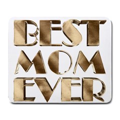 Best Mom Ever Gold Look Elegant Typography Large Mousepads by yoursparklingshop