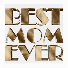 Best Mom Ever Gold Look Elegant Typography Medium Glasses Cloth (2-Side)