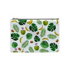 Tropical Pattern Cosmetic Bag (medium)  by Valentinaart