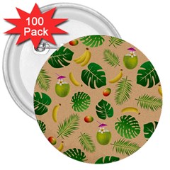 Tropical Pattern 3  Buttons (100 Pack)  by Valentinaart