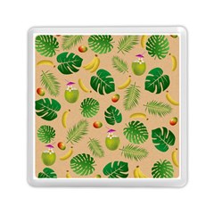 Tropical Pattern Memory Card Reader (square)  by Valentinaart