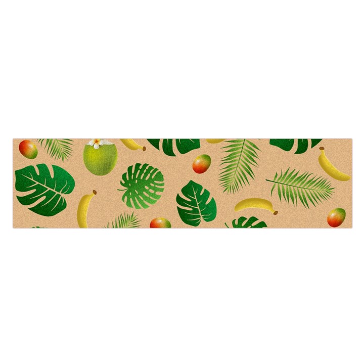 Tropical pattern Satin Scarf (Oblong)