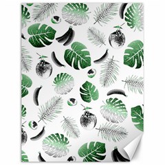 Tropical Pattern Canvas 12  X 16  