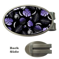 Tropical pattern Money Clips (Oval) 