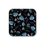 Tropical pattern Rubber Coaster (Square)  Front