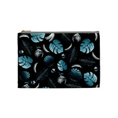 Tropical Pattern Cosmetic Bag (medium)  by Valentinaart