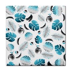 Tropical Pattern Tile Coasters by Valentinaart