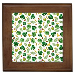 Tropical pattern Framed Tiles