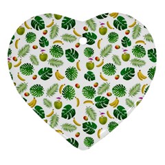 Tropical pattern Ornament (Heart)