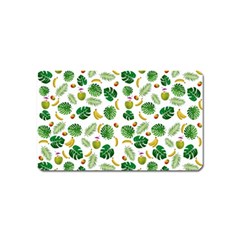 Tropical pattern Magnet (Name Card)