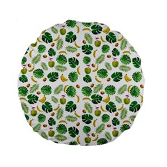 Tropical pattern Standard 15  Premium Flano Round Cushions