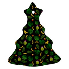 Tropical Pattern Christmas Tree Ornament (two Sides) by Valentinaart