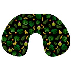 Tropical Pattern Travel Neck Pillows by Valentinaart