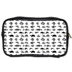 Fish Pattern Toiletries Bags by ValentinaDesign