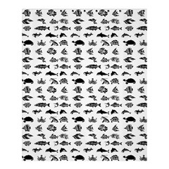 Fish Pattern Shower Curtain 60  X 72  (medium)  by ValentinaDesign