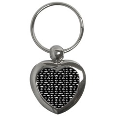 Fish Pattern Key Chains (heart)  by ValentinaDesign