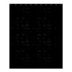 Fish Pattern Shower Curtain 60  X 72  (medium)  by ValentinaDesign