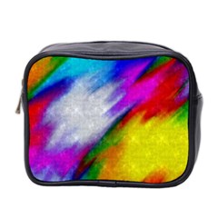 Rainbow Colors              Mini Toiletries Bag (two Sides) by LalyLauraFLM