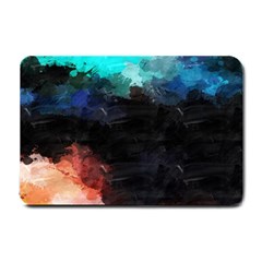 Paint Strokes And Splashes              Small Doormat by LalyLauraFLM