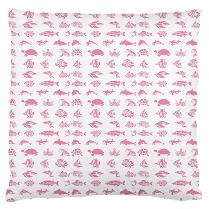 Fish pattern Standard Flano Cushion Case (Two Sides)