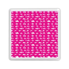 Fish Pattern Memory Card Reader (square)  by ValentinaDesign