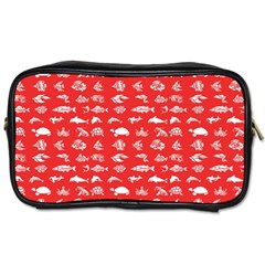 Fish Pattern Toiletries Bags by ValentinaDesign