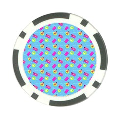 Summer Pattern Poker Chip Card Guard (10 Pack) by ValentinaDesign