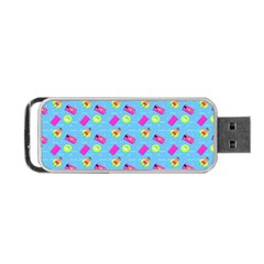 Summer Pattern Portable Usb Flash (two Sides) by ValentinaDesign