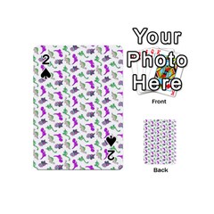 Dinosaurs Pattern Playing Cards 54 (mini)  by ValentinaDesign