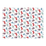 Dinosaurs pattern Double Sided Flano Blanket (Mini)  35 x27  Blanket Front