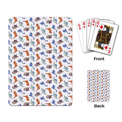 Dinosaurs Pattern Playing Card