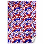 Happy 4th Of July Theme Pattern Canvas 24  x 36  23.35 x34.74  Canvas - 1