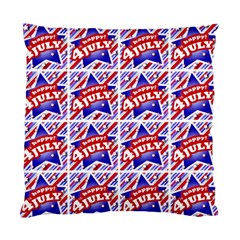 Happy 4th Of July Theme Pattern Standard Cushion Case (two Sides) by dflcprints